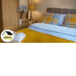 3 habitaciones, tabla de planchar con plancha y wifi gratis 