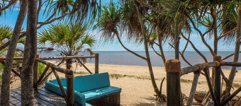 Saadani Safari Lodge - bush, river, beach