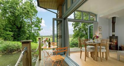 Riverside Lodge and Camping Pod in the New Forest