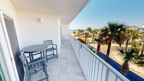 Condo, 2 Bedrooms | Outdoor dining - Seacrest 304 is a Gulfview 2 BR on Okaloosa Island by RedAwning (Fort Walton Beach)