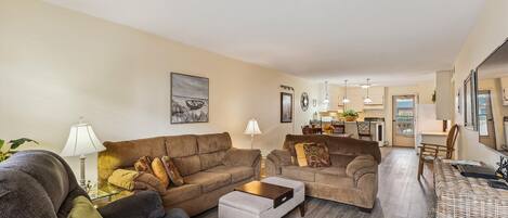 Condo, 1 Bedroom | Living area | TV