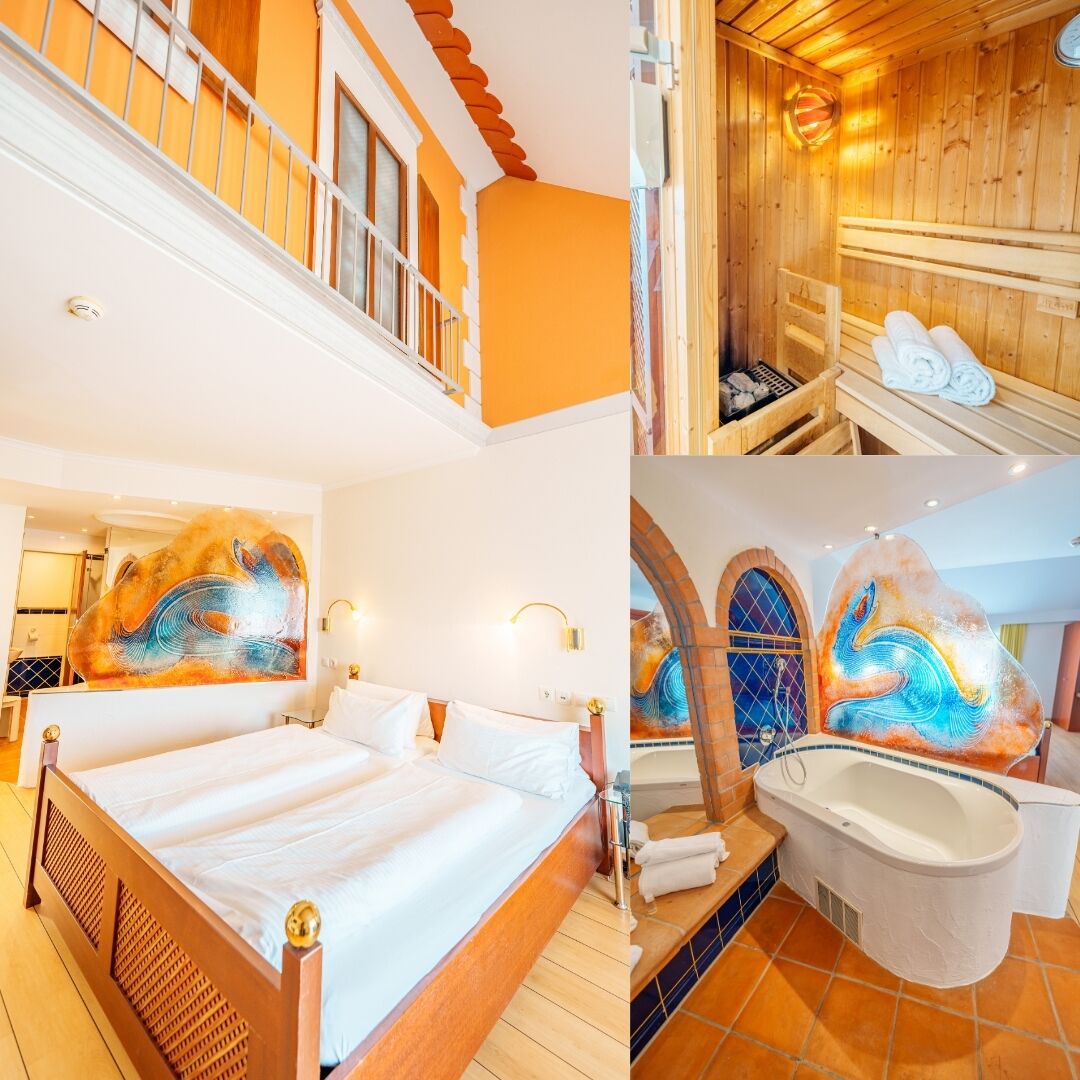 Luxe tweepersoonskamer, niet-roken, bubbelbad | Hypoallergeen beddengoed, een bureau, geluiddichte muren, gratis wifi