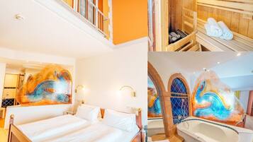 Luxury Double Room, Non Smoking, Jetted Tub | Hypo-allergenic bedding, desk, soundproofing, free WiFi