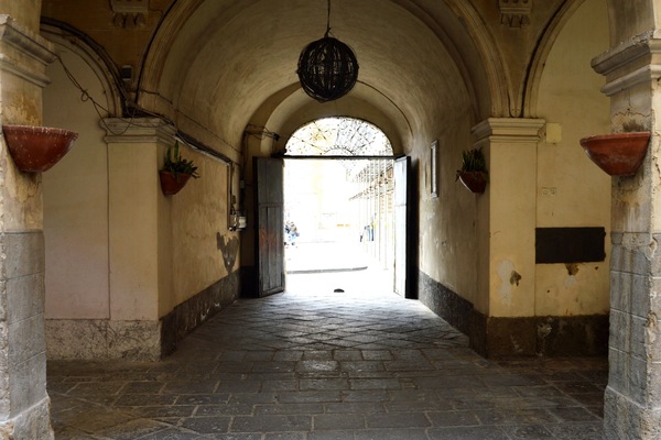 Entrada de la propiedad