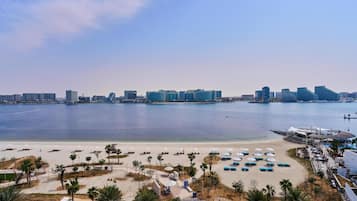 Private beach nearby, beach bar