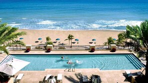 Indoor pool, outdoor pool