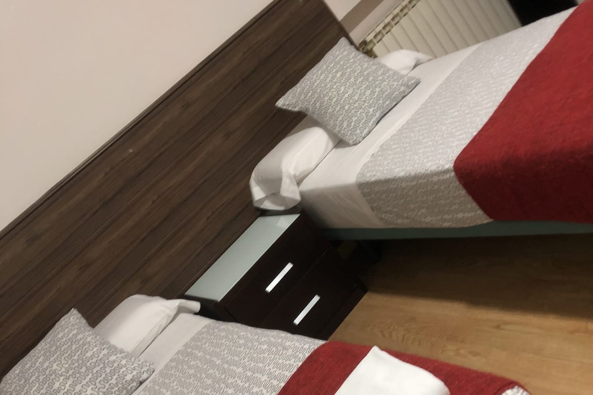 Free WiFi, bed sheets