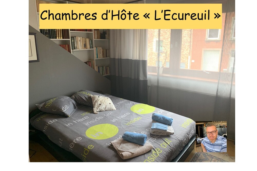 Chambres D'hôte "l'écureuil" Proche de Mons, Pairi Daiza, à Côté de Spark'oh
