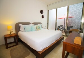 Comfort Apartment | 1 bedroom, bed sheets - Menese 25-26 (Playa del Carmen)