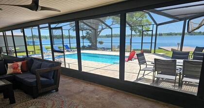 Family Home on Bellows Lake, with new pool. 6505 Walton Way