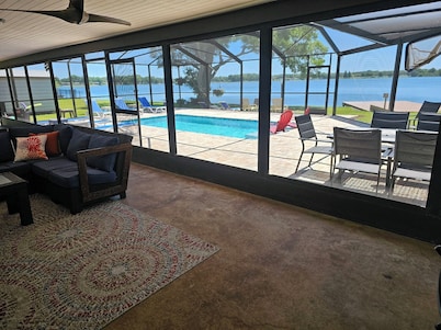 Family Home on Bellows Lake, with new pool. 6505 Walton Way