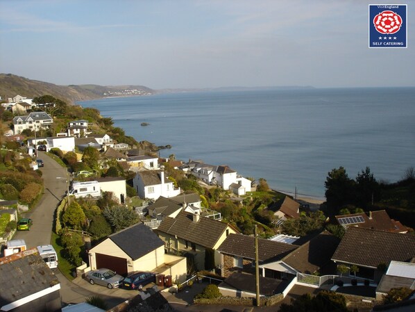 Aerial view - superb sea view 1 bedroom luxury apartment sleeps 2  (plaidy)