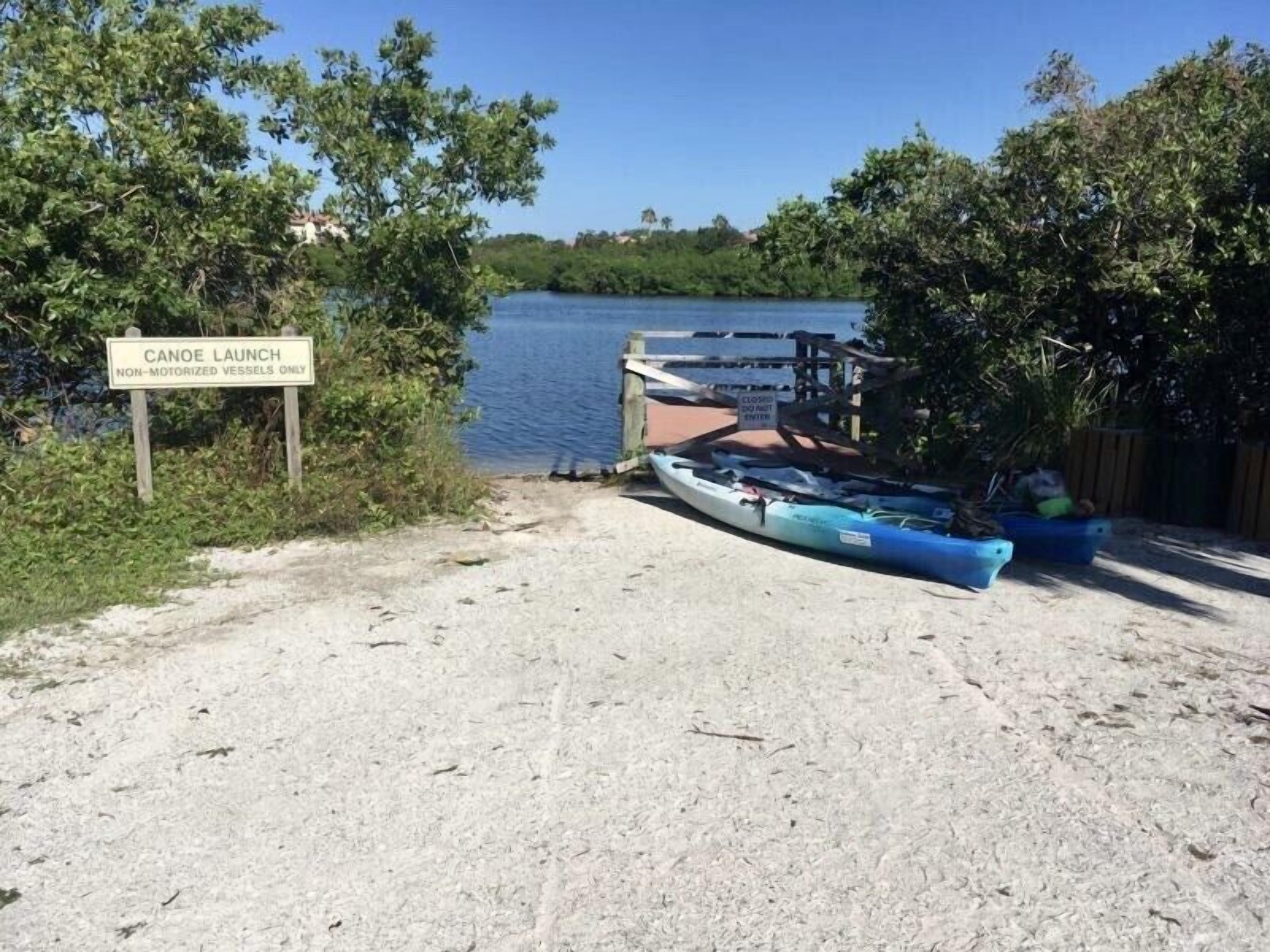Kayak launch at Phillippi Estate Park 