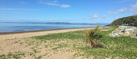 Na praia