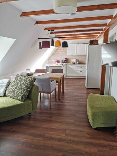 Vacation at the center. Newly renovated vacation apartment in the former bakery