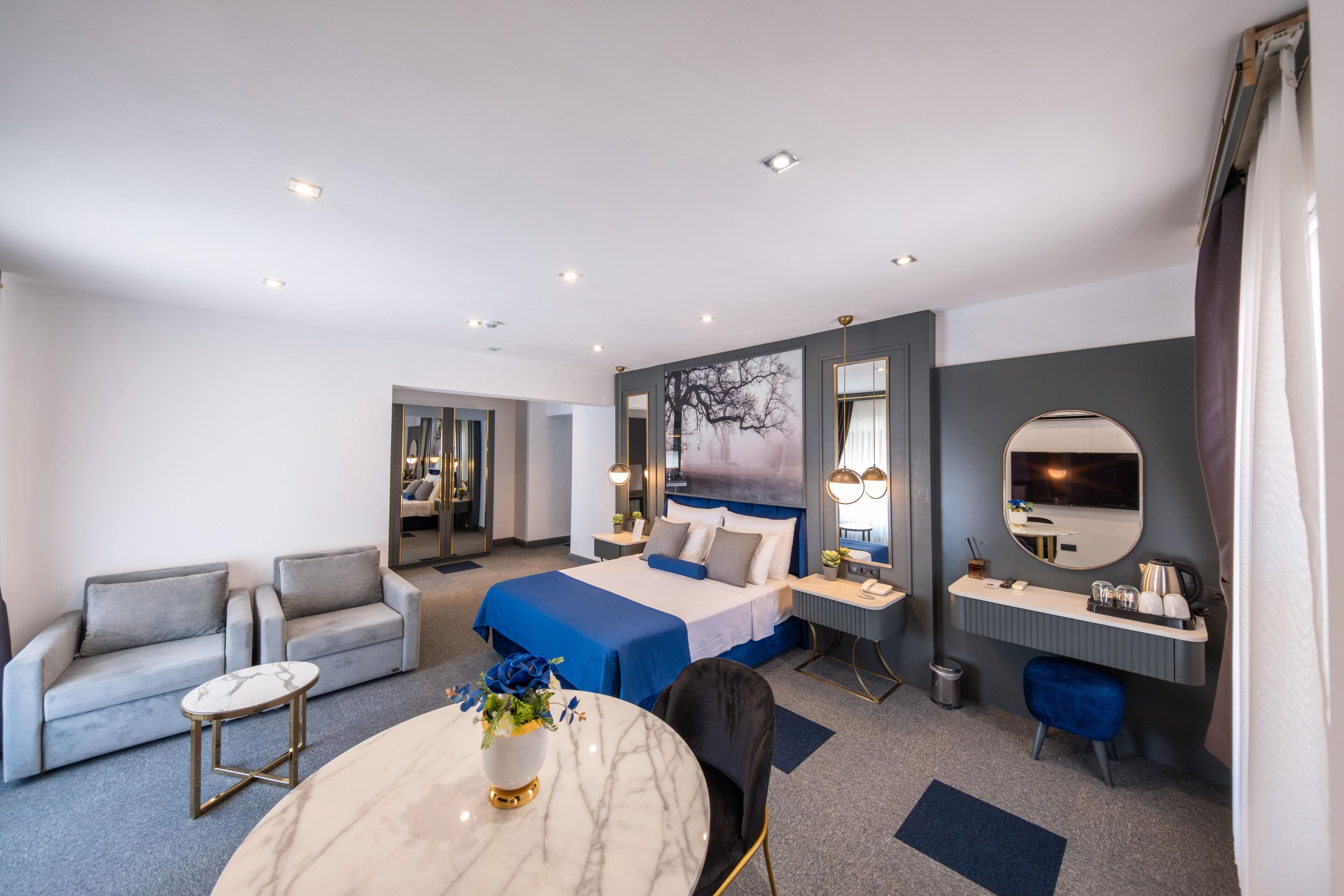 Luxury Double Room | Egyptian cotton sheets, premium bedding, down comforters, minibar