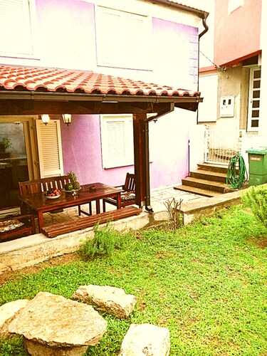 House with a beautiful garden