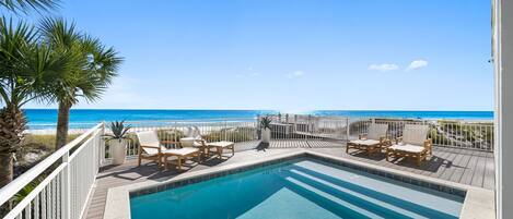 Una piscina climatizada