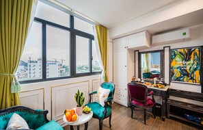 Luxury Double Room, 1 King Bed | Premium bedding, minibar, in-room safe, individually furnished - Athena Hotel (Quy Nhon)