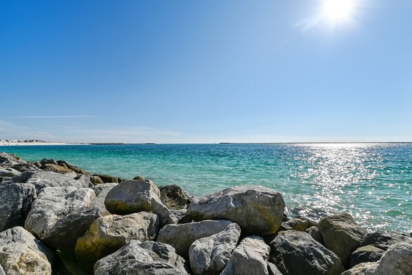 Condo, 3 Bedrooms | Beach | On the beach - WVT 604 is a Beautiful 3 BR 2 Ba with a Boat Slip by RedAwning (Destin)