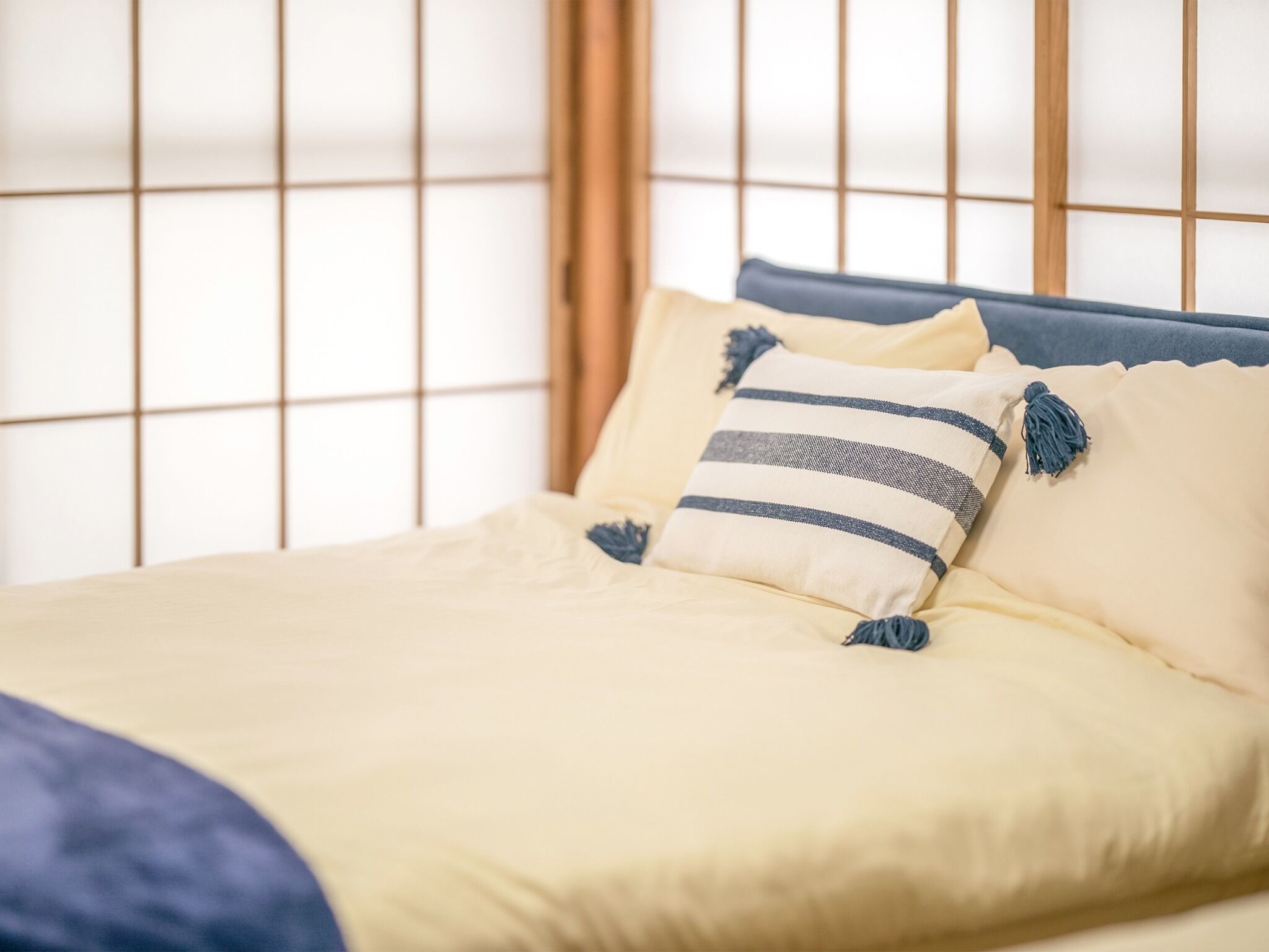 2 多间卧室、办公桌、免费 WiFi、床单