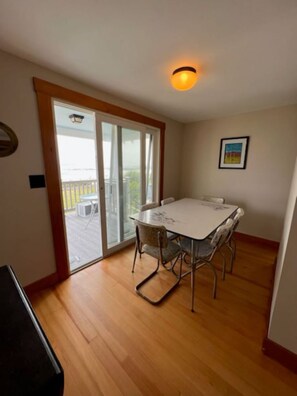 Dining - Boathouse Apartment at Fortunes Rocks, 100 feet from the beach. (Biddeford)