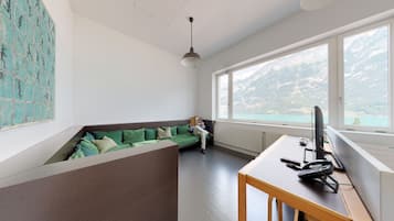 Family Loft (Tower) | Living area | IPod dock, foosball, table tennis