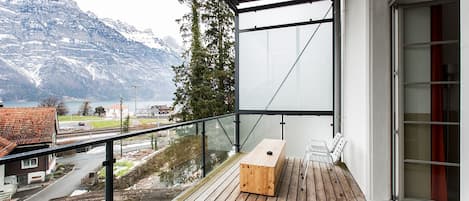 Chambre Double Supérieure, vue lac | Balcon