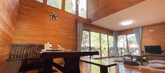 A lodge nestled in the forest of Aso accommodates up to 8 people / Aso Kumamoto