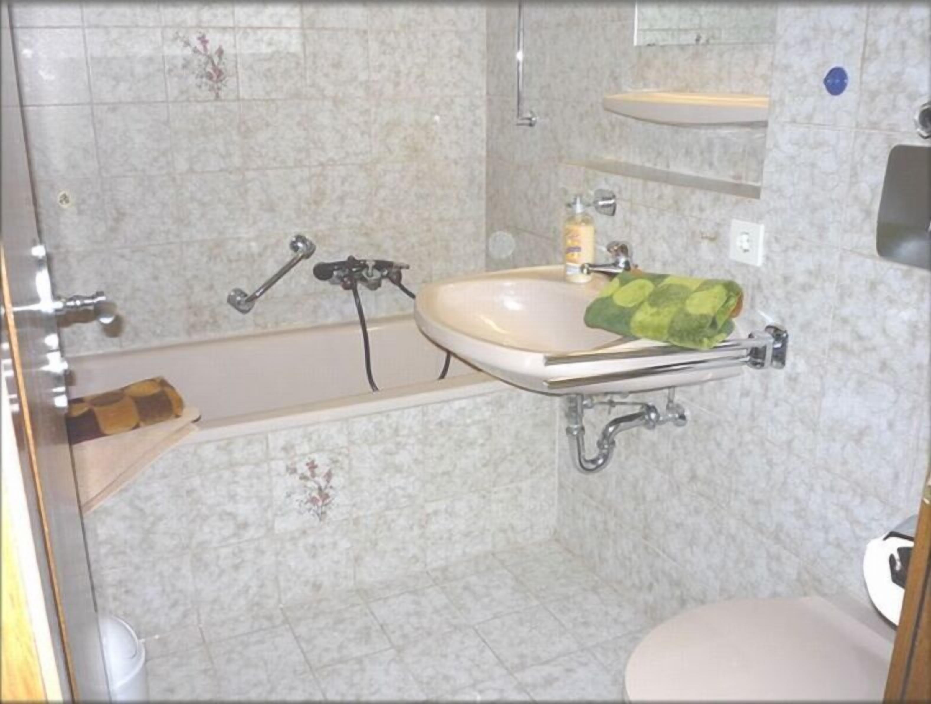 Badewanne, Handtücher