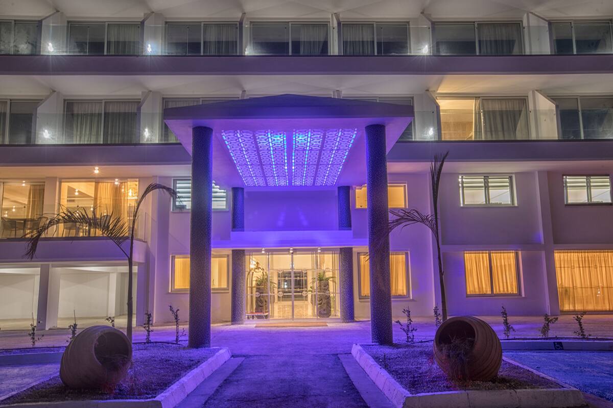 front of property – evening/night