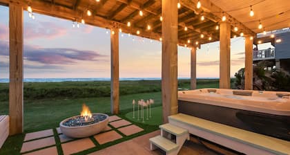 Beachfront + Hot Tub | Fireplace | Putt-Putt | Pet