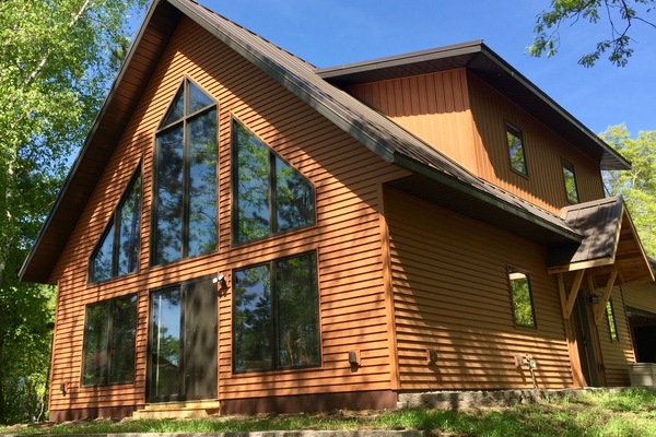 Lakeside of cabin