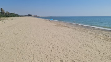 Vlak bij het strand