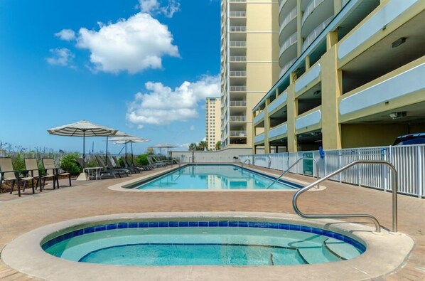 Una piscina climatizada