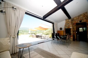 Interior - Calm hilltop villa with pool near golf 3500sqm garden AC (Opio)