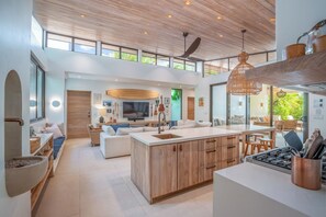 Interior - Unique Beautiful Beachfront Property w/ Private Beach path Pool  (Nosara)