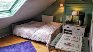 2 habitaciones, tabla de planchar con plancha y wifi gratis