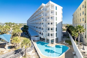 Condo, 2 Bedrooms | Pool | Indoor pool, outdoor pool - Seacrest 305 is a 2 BR Gulf front on Okaloosa Island by RedAwning (Fort Walton Beach)