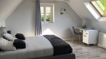 3 chambres, fer et planche Ă repasser, Wi-Fi gratuit, draps fournis