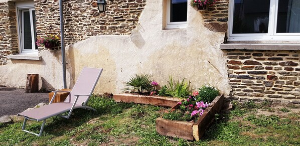 Terrace/patio - Gîte Timéo Mont saint-michel (Pontorson)