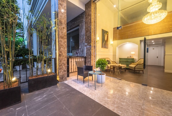 Lobby sitting area