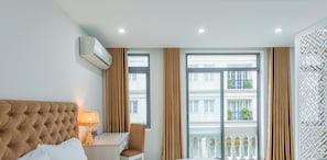 Appartement Deluxe | Couette en duvet d'oie, surmatelas, coffres-forts dans les chambres