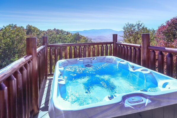 Baignoire à remous extérieure