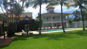 Pool - House 2 suites, swimming pool, barbecue, wi-fi - Mar Casado and Pernambuco Beach - Guaruja (SP)