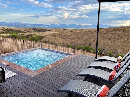 Pool. HummingBird Casita at Birdsong Retreat