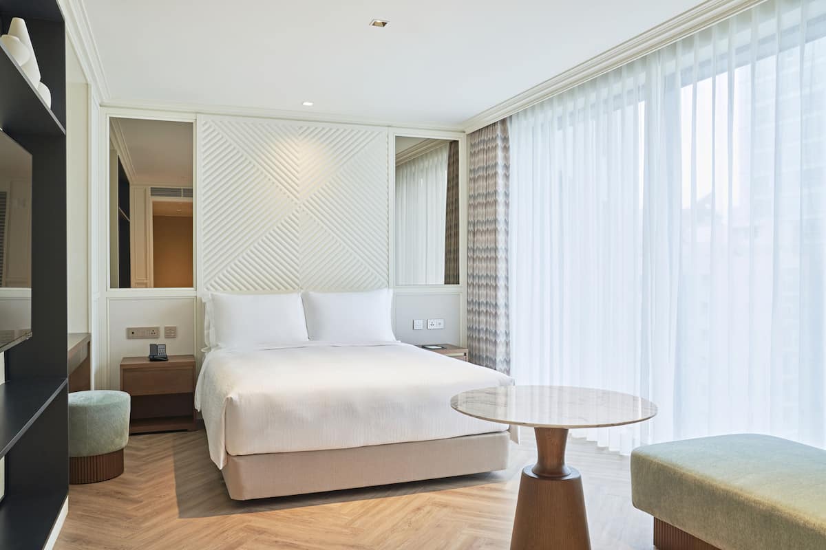 Chambre Double Supérieure, vue ville | 1 chambre, draps italiens Frette, literie de qualité supérieure