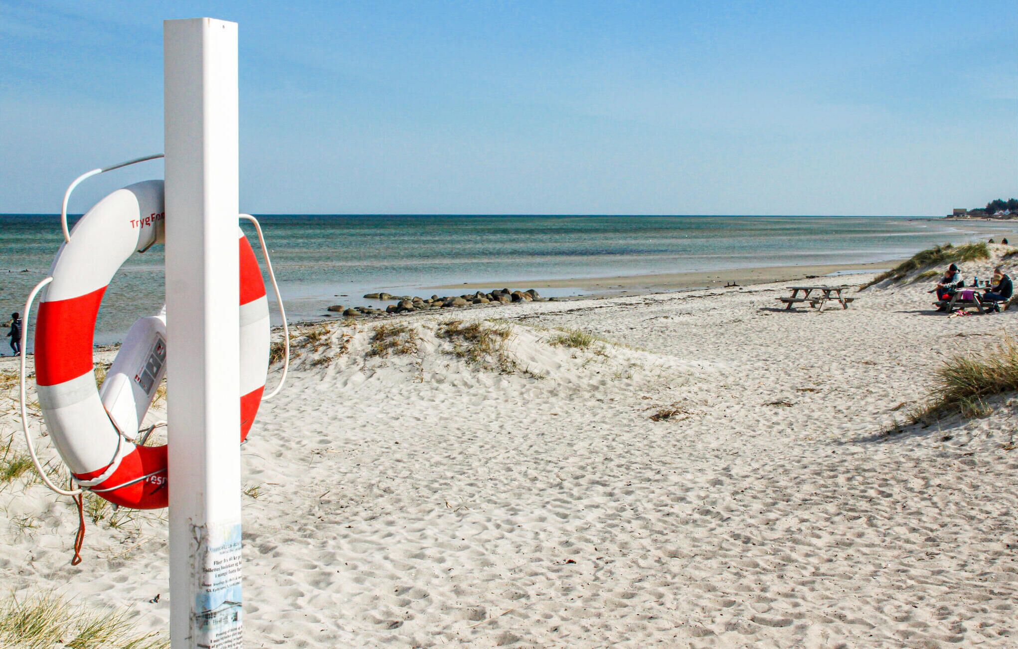 Tæt på stranden