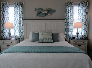 3 bedrooms, in-room safe, iron/ironing board, travel crib