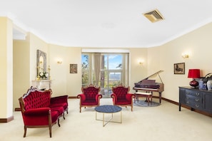 TV, fireplace, table tennis